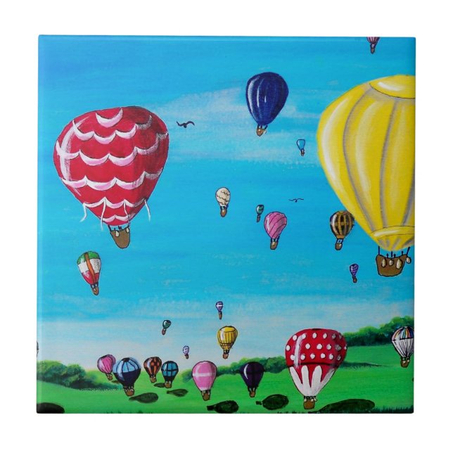 Hot Air Balloons Tile (Front)