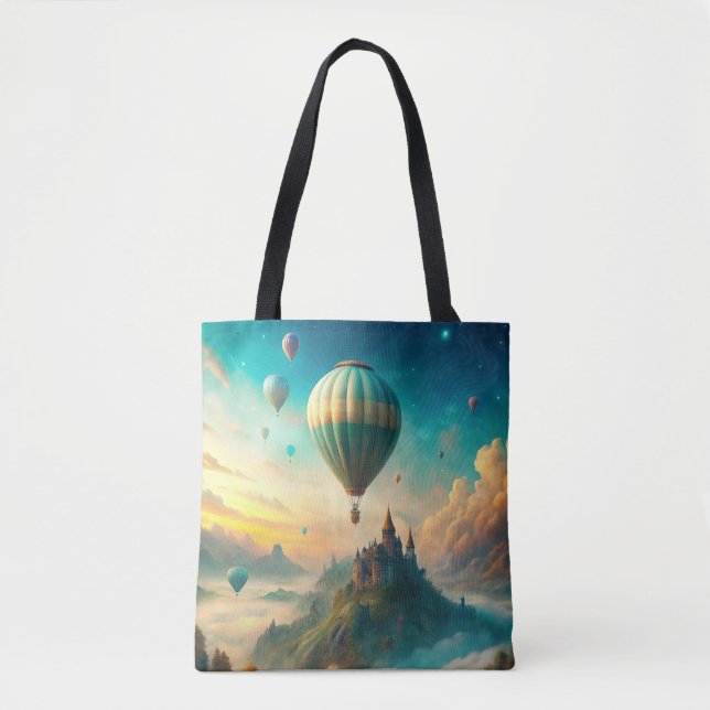 Hot Air Balloons Tote Bag (Front)