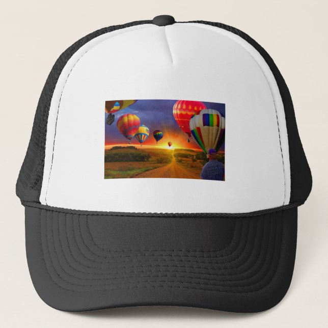 Hot Air Balloons Trucker Hat (Front)
