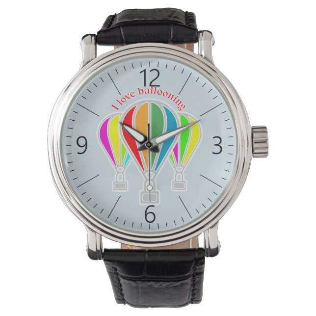 Hot air balloons watch (Front)