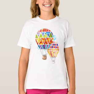 Hot Air Balloons Watercolor T-Shirt