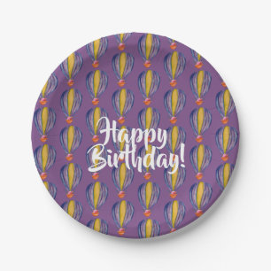 Hot Air Baloon Party Paper Plates