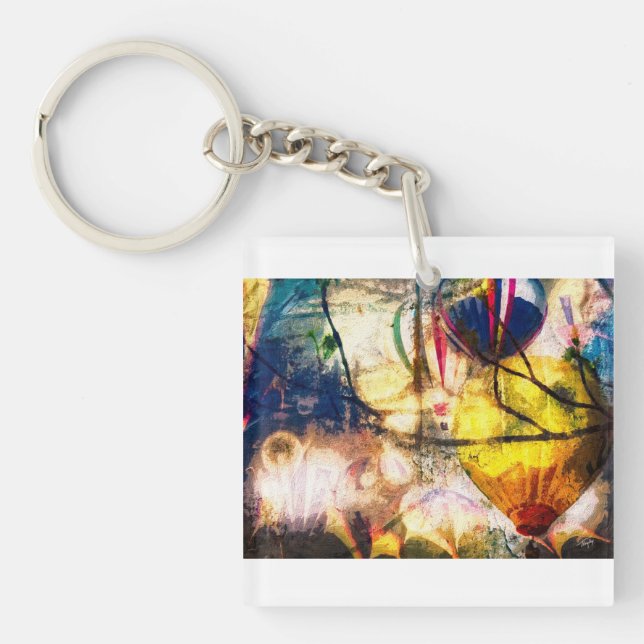 hot air baloons key ring (Front)