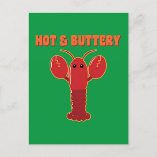 Hot and Buttery Lobster Postcard