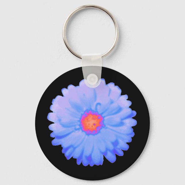 Hot and Cold Marigold Keychain (Front)