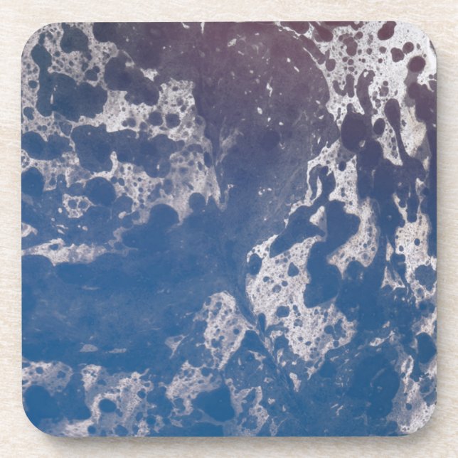 Hot and Cold Psychedelic Paper Coaster (Front)