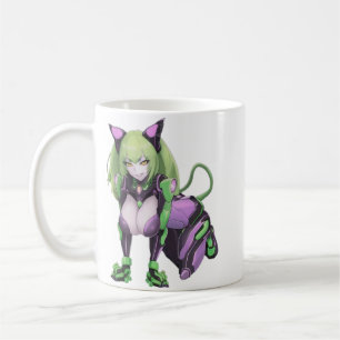 Hot Anime Catgirl Coffee Mug