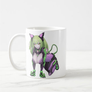Hot Anime Catgirl Coffee Mug