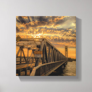 Hot August Sunset  Canvas Print