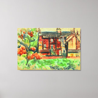 Hot Autumn Day in Wales on canvas Print