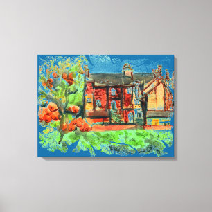 Hot Autumn Day in Wales on canvas Print