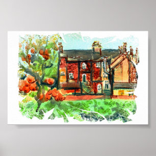 Hot Autumn Day in Wales Poster