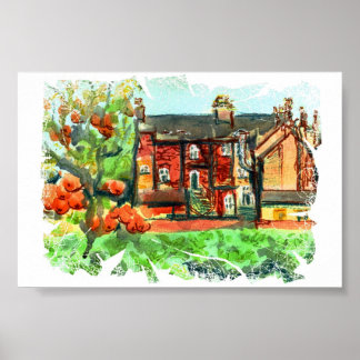 Hot Autumn Day in Wales Poster
