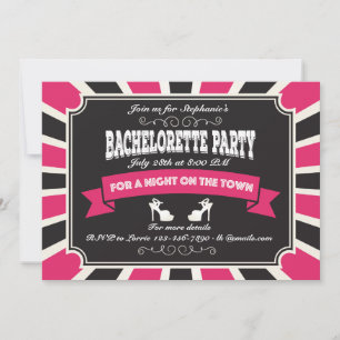 Hot Bachelorette Party Invitation