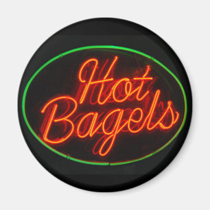 Hot Bagels Magnet