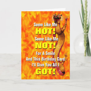 Hot Birthday Card