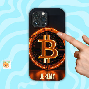 Hot Bitcoin Logo gift for boyfriend crypto iPhone 13 Pro Max Case