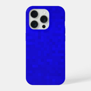 Hot Blue Mosaic Tiles, iPhone 15 Pro Case