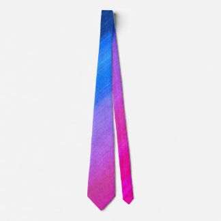 Hot Blue to Pink Ombré Tie