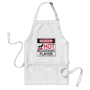 Hot Bouzouki Player Standard Apron