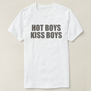 Hot Boys Kiss Boys   LGBTQ+ Pride Apparel   Doja  T-Shirt