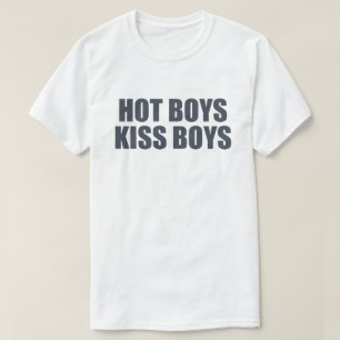 Hot Boys Kiss Boys   LGBTQ+ Pride Apparel   Doja T T-Shirt