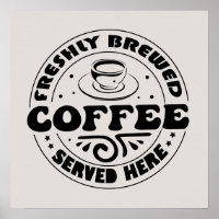 Hot brewed coffee sold here vendors