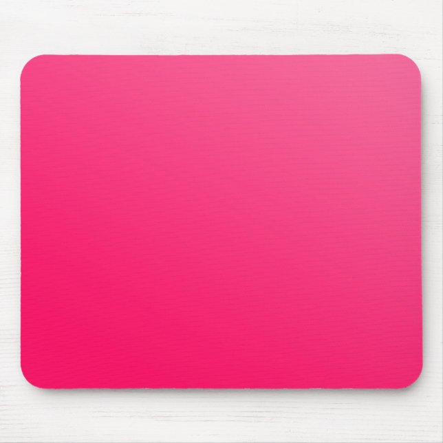 Hot Bright Neon Pink Mousepad (Front)