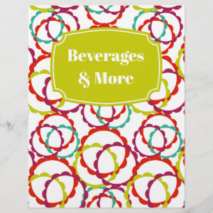 Hot & Bright Ring Recipe Divider Letterhead