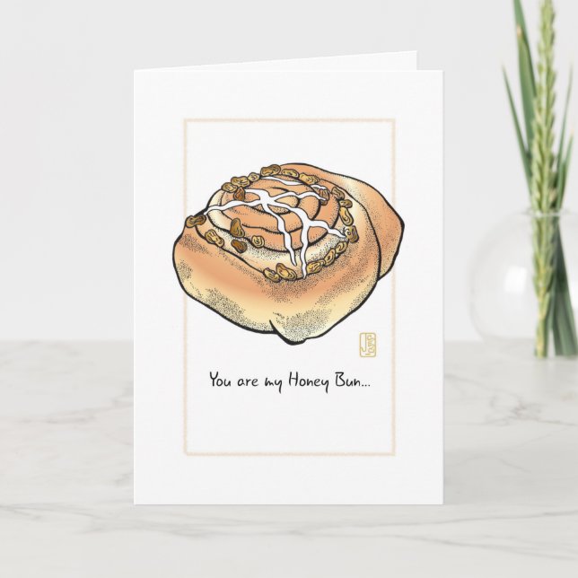 Hot Bun "Just because" Card (Front)