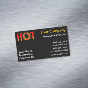 HOT BUSINESS CARD MAGNET