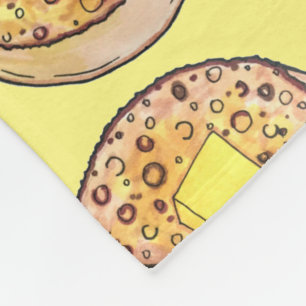 Hot Buttered Crumpets UK Cuisine British Food Fleece Blanket