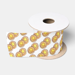 Hot Buttered Crumpets UK Cuisine British Food Satin Ribbon