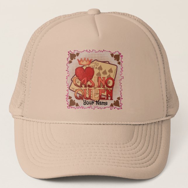 Hot Casino Queen Trucker Hat (Front)