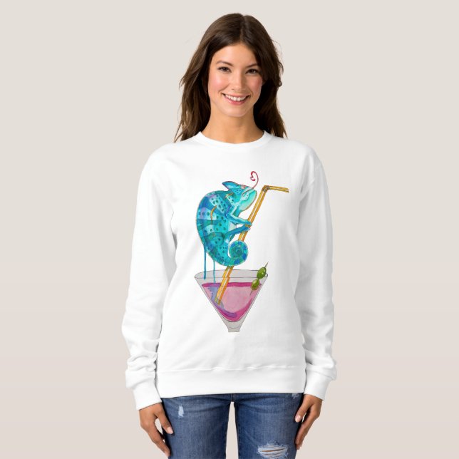hot chameleon sweatshirt (Front Full)