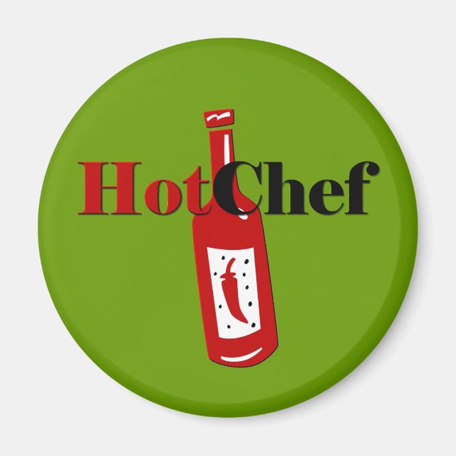 Hot Chef Magnet (Front)