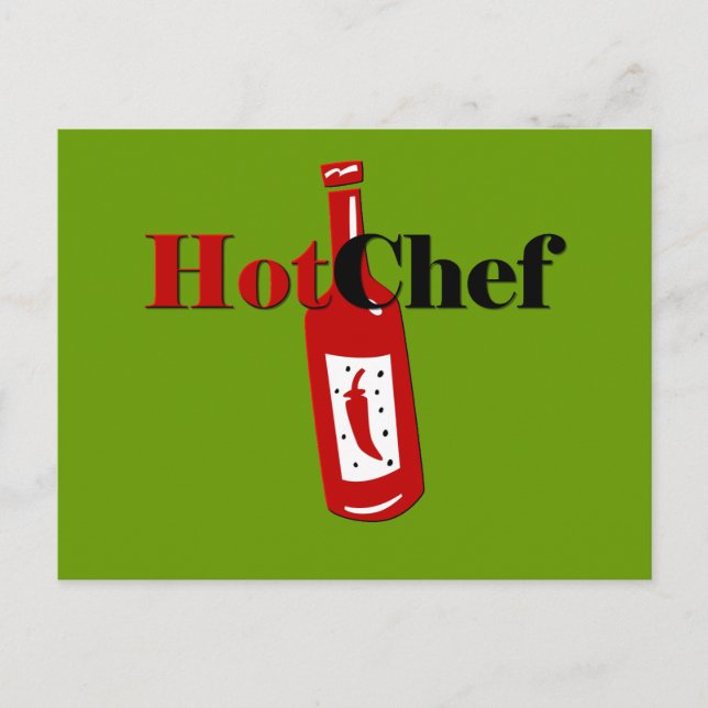 Hot Chef Postcard (Front)