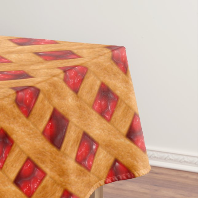 Hot Cherry Pie Tablecloth (In Situ)