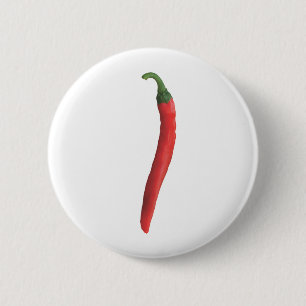 Hot Chile Pepper 6 Cm Round Badge
