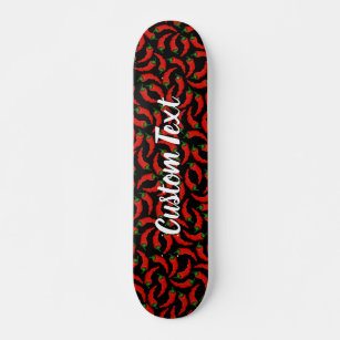 Hot Chili Peppers Pattern Skateboard