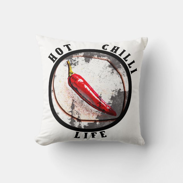 Hot chilli life  cushion (Front)