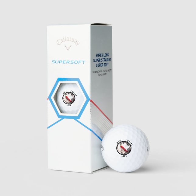 Hot chilli life  golf balls (Packaging)