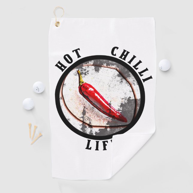 Hot chilli life  golf towel (InSitu)