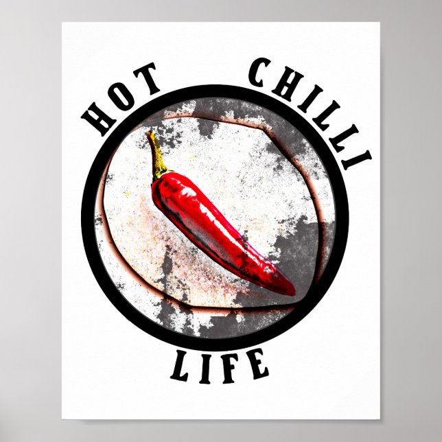 Hot chilli life  poster (Front)