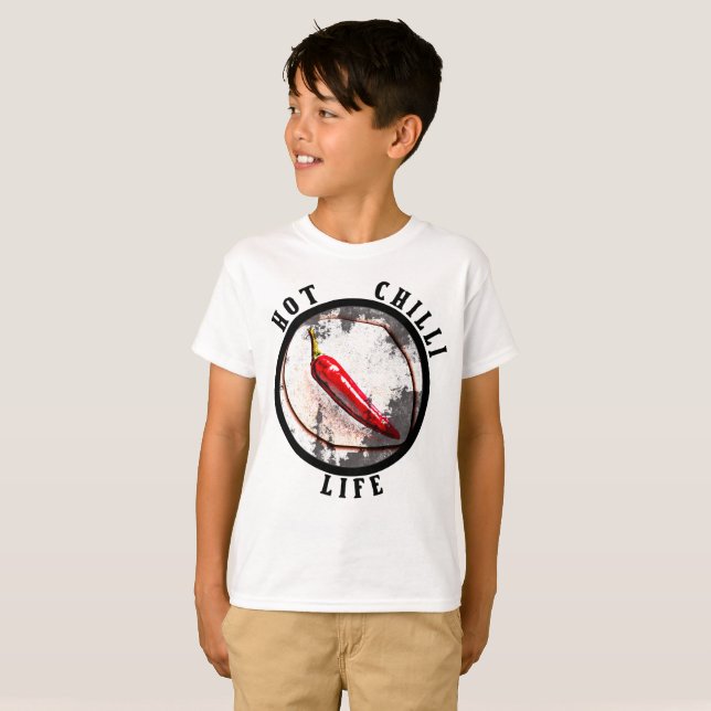 Hot chilli life T-Shirt (Front Full)