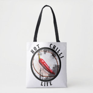 Hot chilli life tote bag