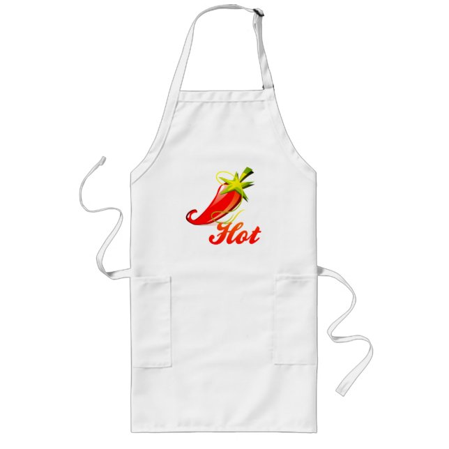 Hot Chilli Long Apron (Front)