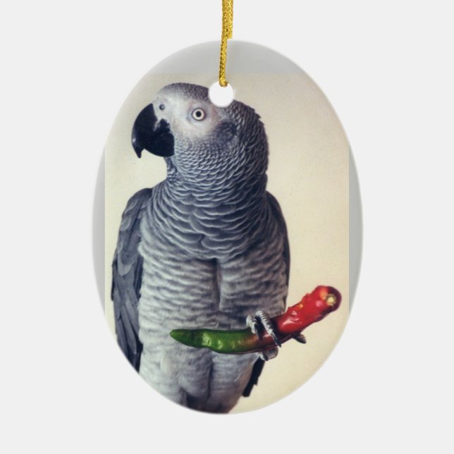 Hot Chilli Papa Ceramic Tree Decoration (Front)