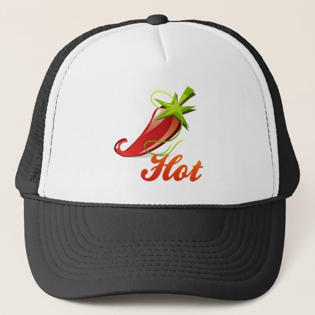 Hot chilli pepper trucker hat, for sale ! hat (Front)