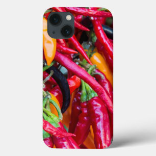 Hot Chilli Peppers At Farmers Market In Madison iPhone 13 Case